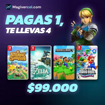 Anuncio Pagas 1 te llevas 4